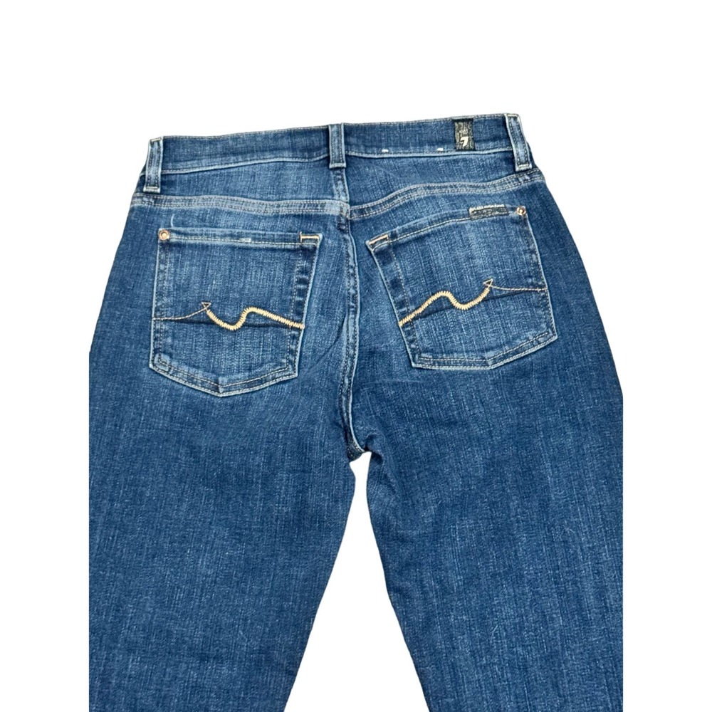NWT 7 For All Mankind Josefina High Rise Jeans Blue Women's Size 23 - Picture 3 of 12